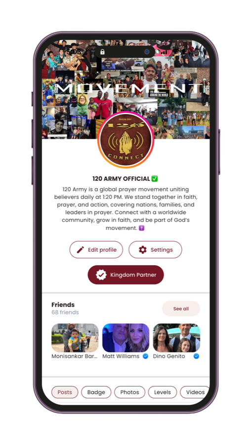 120 Army app screen